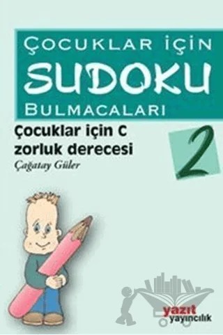 Çocuklar İçin Sudoku Bulmacaları 2 – Çağatay Güler – Yazıt Yayıncılık kitap kapağı