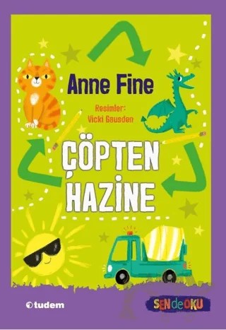 Çöpten Hazine – Anne Fine – Tudem Yayınları kitap kapağı