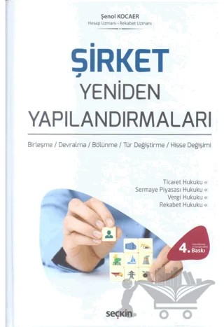 Şirket Yeniden Yapılandırmaları – Şenol Kocaer – Seçkin Yayıncılık kitap kapağı