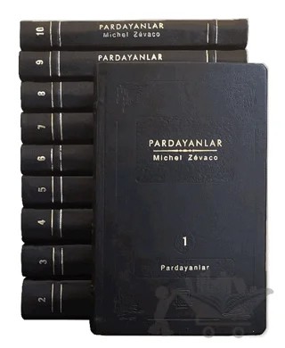 Pardayanlar 10 Cilt Takım - (Özel Baskı-Siyah) – Michel Zevaco – Dedalus Kitap kitap kapağı