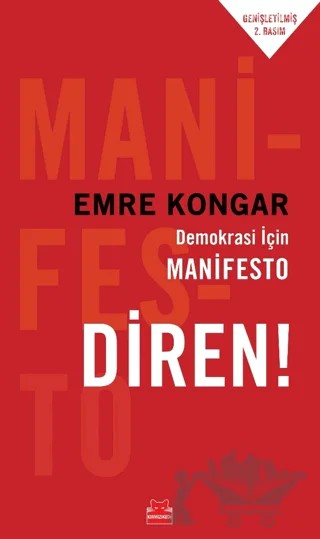 Demokrasi İçin Manifesto - Diren! – Emre Kongar – Kırmızı Kedi Yayınevi kitap kapağı