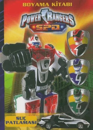Power Rangers - Suç Patlaması (Boyama Kitabı) – Kolektif – Doğan Egmont Yayıncılık kitap kapağı