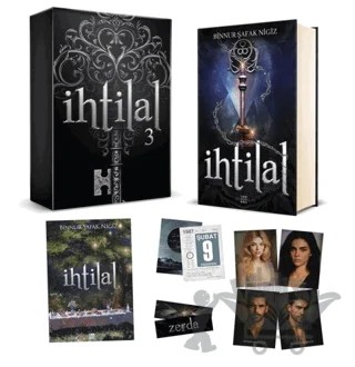 İhtilal - 3 Zerda (Kutulu) – Binnur Şafak Nigiz – Dokuz Yayınları kitap kapağı