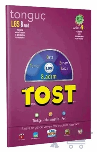 8. Sınıf LGS TOST 8. Adım – Kolektif – Tonguç Akademi kitap kapağı