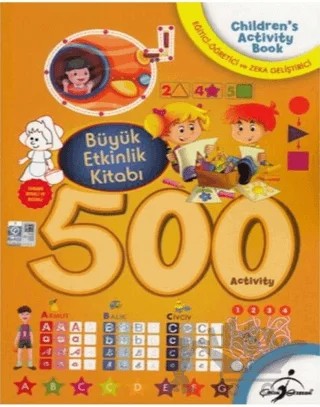 500 Aktivite - Sarı – Kolektif – Çocuk Gezegeni kitap kapağı