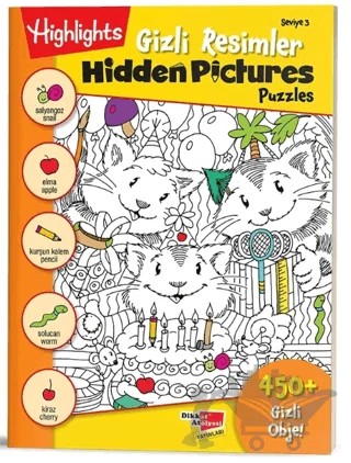 Hidden Pictures Gizli Resimler Seviye 3 – Kolektif – Dikkat Atölyesi Yayınları kitap kapağı