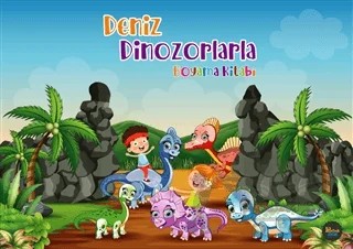 Deniz Dinozorlarla Boyama Kitabı – Esra Karagöz, Serpil Tütüncü – Potink Kitap kitap kapağı