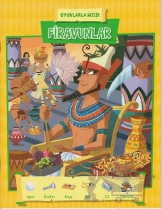 Firavunlar - Oyunlarla Mısır – Kolektif – Yağmur Çocuk kitap kapağı