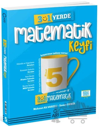 5. Sınıf 3ü 1 Yerde Matematik Keyfi – Mehmet Ali Varışlı, Samet Demir – Arı Yayıncılık kitap kapağı