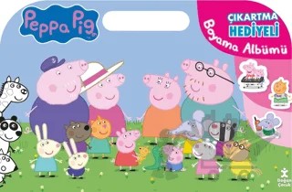 Peppa Pig Çıkartma Hediyeli Boyama Albümü – Kolektif – Doğan Çocuk kitap kapağı