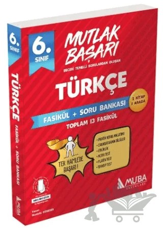 6. Sınıf Türkçe Fasiküller + Soru Bankası – Mustafa Güneser – Muba Yayınları kitap kapağı
