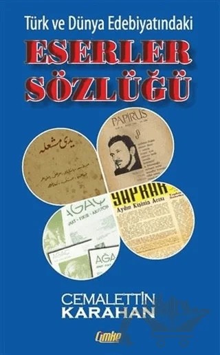 Eserler Sözlüğü (Cep Boy) – Cemalettin Karahan – Çimke Yayınevi kitap kapağı