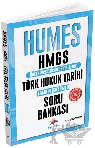 HUMES HMGS Türk Hukuk Tarihi Soru Bankası Çözümlü – Aytaç Bozkuyu – Dizgi Kitap kitap kapağı