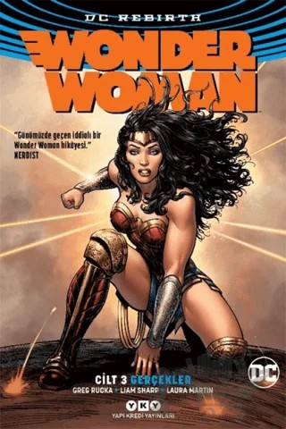 Wonder Woman Cilt:3 Gerçekler (Rebirth) – Greg Rucka – Yapı Kredi Yayınları kitap kapağı