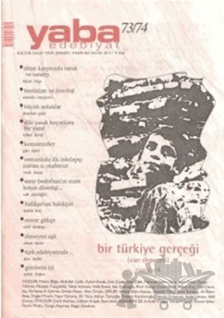 Yaba Edebiyat Dergisi Sayı: 73-74 – Yaba Dergisi Yayınları kitap kapağı