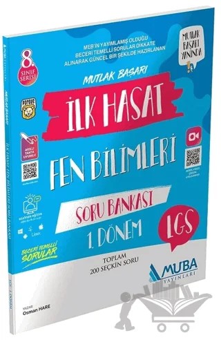 8. Sınıf LGS Fen Bilimleri 1. Dönem İlk Hasat Soru Bankası – Kolektif – Muba Yayınları kitap kapağı