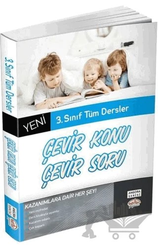 3. Sınıf Tüm Dersler Çevir Konu Çevir Soru – Kolektif – Editör Yayınevi kitap kapağı
