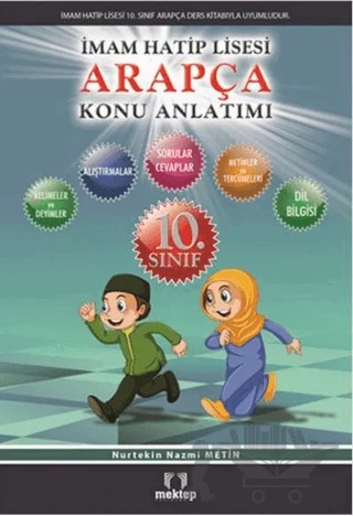 10. Sınıf İmam Hatip Lisesi Arapça Konu Anlatımlı – Nurtekin Nazmi Metin – Mektep Yayınları kitap kapağı