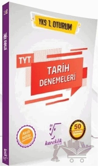 TYT Tarih Denemeleri 50 Çözümlü Deneme YKS 1. Oturum – Burhan Duş, Fatih Dumangöz, Yasin Kalemci – Karekök Yayıncılık kitap kapağı