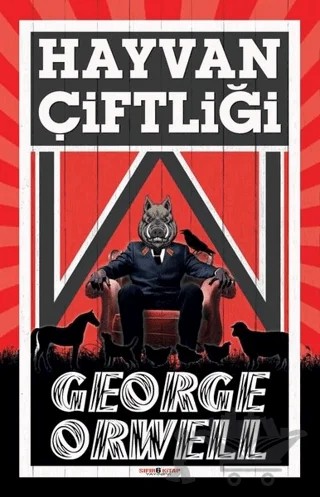 Hayvan Çiftliği – George Orwell – Sıfır6 Yayınevi kitap kapağı