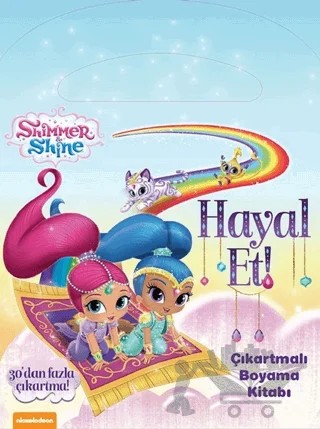 Shimmer & Shine Hayal Et! - Çıkartmalı Boyama Kitabı – Kolektif – Doğan Egmont Yayıncılık kitap kapağı