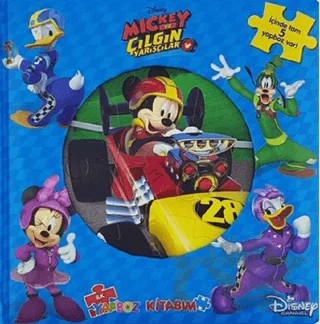 Disney Mickey ve Çılgın Yarışçılar-İlk Yapboz Kitabım – Kolektif – Doğan Çocuk kitap kapağı
