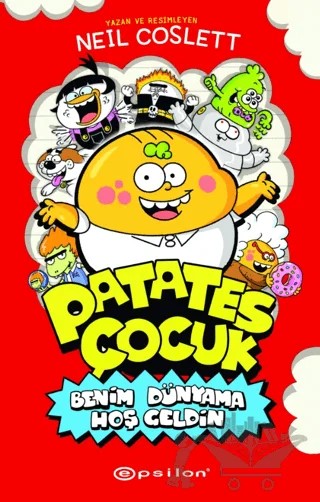 Patates Çocuk – Neil Coslett – Epsilon Yayınevi kitap kapağı