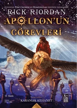 Apollon'un Görevleri 2 - Karanlık Kehanet – Rick Riordan – XLIBRIS kitap kapağı
