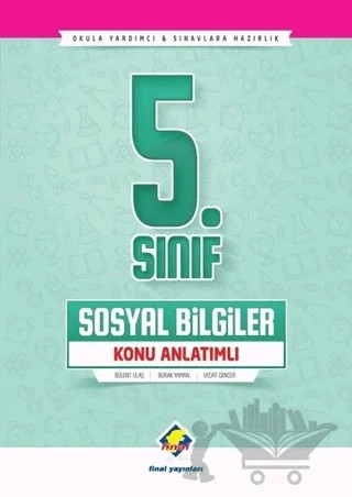 5. Sınıf Sosyal Bilgiler Konu Anlatımlı – Burak Yaman, Bülent Ulaş, Vedat Gençer – Final Yayınları kitap kapağı