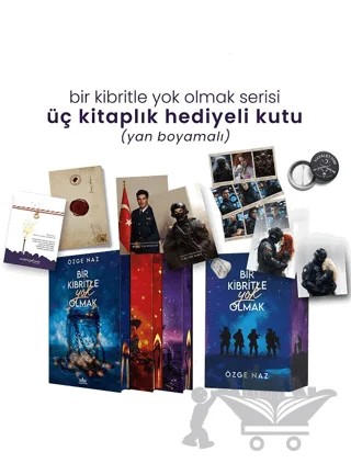 Bir Kibritle Yok Olmak Serisi - Üç Kitaplık Yan Boyamalı Hediyeli Kutu – Özge Naz – Guardian kitap kapağı