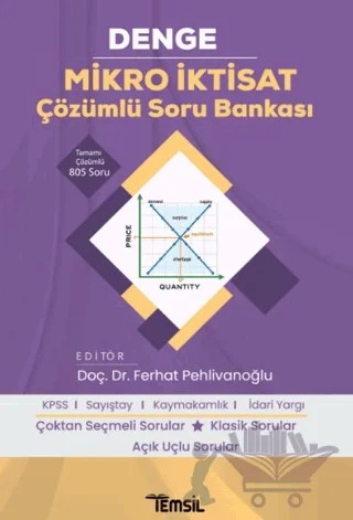 Denge Mikro İktisat Çözümlü Soru Bankası – Ferhat Pehlivanoğlu – Temsil Kitap kitap kapağı