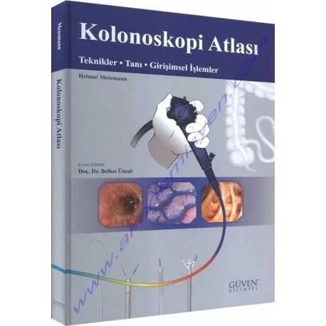 Kolonoskopi Atlası – - – Nobel Tıp Kitabevleri kitap kapağı