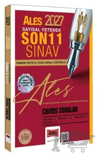 2027 ALES Sayısal Yetenek Son 11 Sınav Tamamı Çözümlü Çıkmış Sorular – Kolektif – Yargı Yayınevi kitap kapağı
