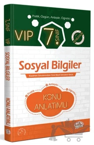 7. Sınıf VIP Sosyal Bilgiler Konu Anlatımı – Kolektif – Editör Yayınevi kitap kapağı