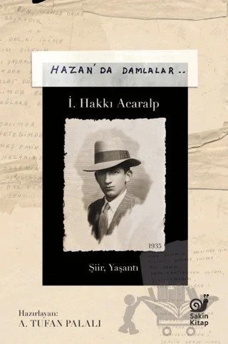 Hazan’da Damlalar – A. Tufan Palalı – Sakin Kitap kitap kapağı