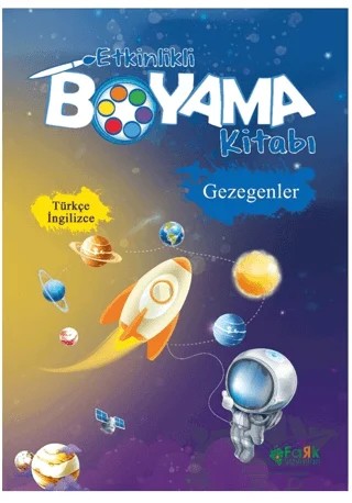 Etkinlikli Boyama Kitabı Gezegenler – Kolektif – Fark Yayınları kitap kapağı