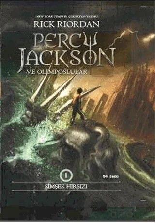 Şimşek Hırsızı - Percy Jackson 1 – Rick Riordan – Doğan Egmont Yayıncılık kitap kapağı
