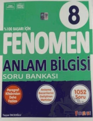8. Sınıf Anlam Bilgisi Soru Bankası – Kolektif – Fenomen Yayınları kitap kapağı