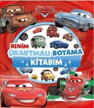 Disney Arabalar - Benim Çıkartmalı Boyama Kitabım – Kolektif – Doğan Egmont Yayıncılık kitap kapağı