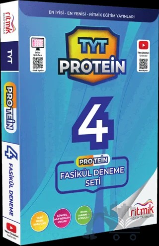 TYT Protein 4'lü Fasikül Deneme Seti – Kolektif – Ritmik Yayınları kitap kapağı