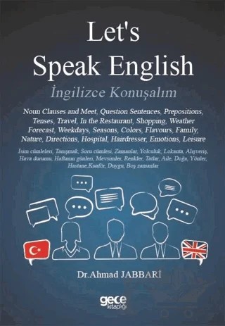 Let's Speak English – Ahmad Jabbari – Gece Kitaplığı kitap kapağı