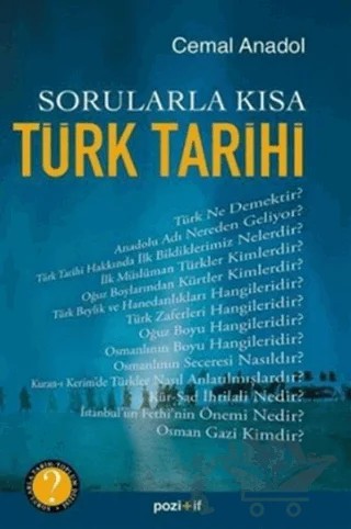Sorularla Kısa Türk Tarihi – Cemal Anadol – Pozitif Yayınları kitap kapağı