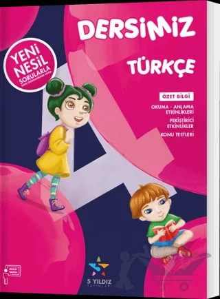 4. Sınıf Dersimiz Türkçe Soru Bankası – Özge Ülkü – 5 Yıldız Yayınları kitap kapağı
