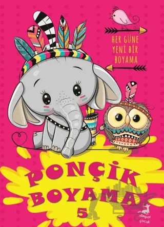 Ponçik Boyama - 5 – Kolektif – Olimpos Çocuk kitap kapağı