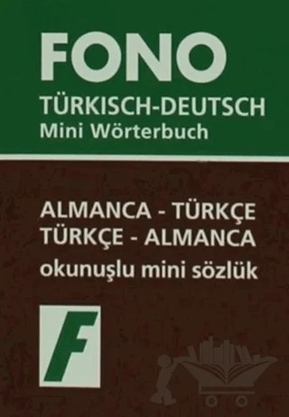 Almanca / Türkçe - Türkçe / Almanca Mini Sözlük – Kolektif – Fono Yayınları kitap kapağı