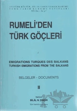 Rumeli’den Türk Göçleri Cilt: 2 – Kolektif – Türk Tarih Kurumu Yayınları kitap kapağı
