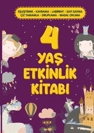 4 Yaş Etkinlik Kitabı – Kolektif – Teras Kitap kitap kapağı