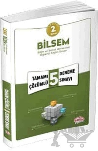 2. Sınıf Bilsem Çözümlü 5 Deneme Sınavı – Kolektif – Editör Yayınevi kitap kapağı