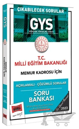 Yargı Yayınları 2023 Milli Eğitim Bakanlığı Çıkabilecek Sorular GYS Memur Kadrosu İçin Açıklamalı Çözümlü Soru Bankası – Kolektif – Yargı Yayınevi kitap kapağı