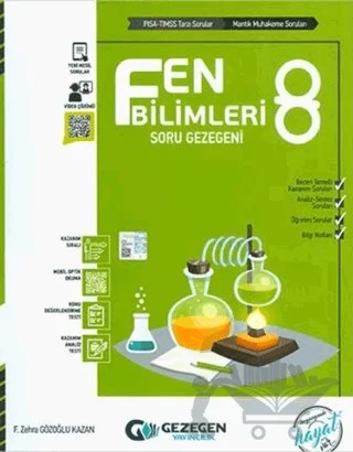 8. Sınıf Fen Bilimleri Soru Gezegeni – F. Zehra Gözoğlu Kazan – Gezegen Yayıncılık kitap kapağı